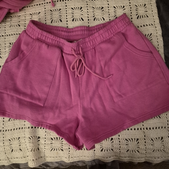 PINK Victoria's Secret Hot Pink Track Jogger Set - Picture 5 of 12